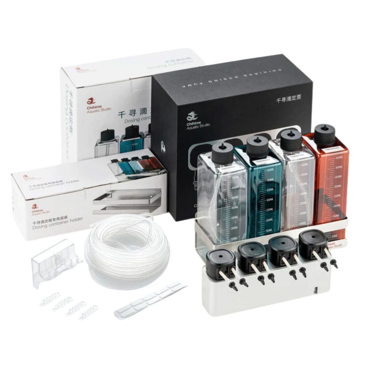 Chihiros Dosieranlage + Zubehör + Masterline Dünger (500ml) + Clear Water – Bild 2