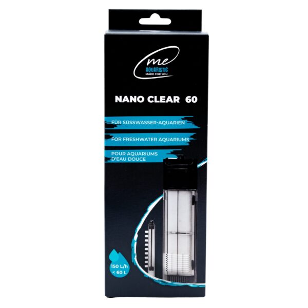 Me Aquaristic Nano Clear Eck-Innenfilter - Me Aquaristics, 60