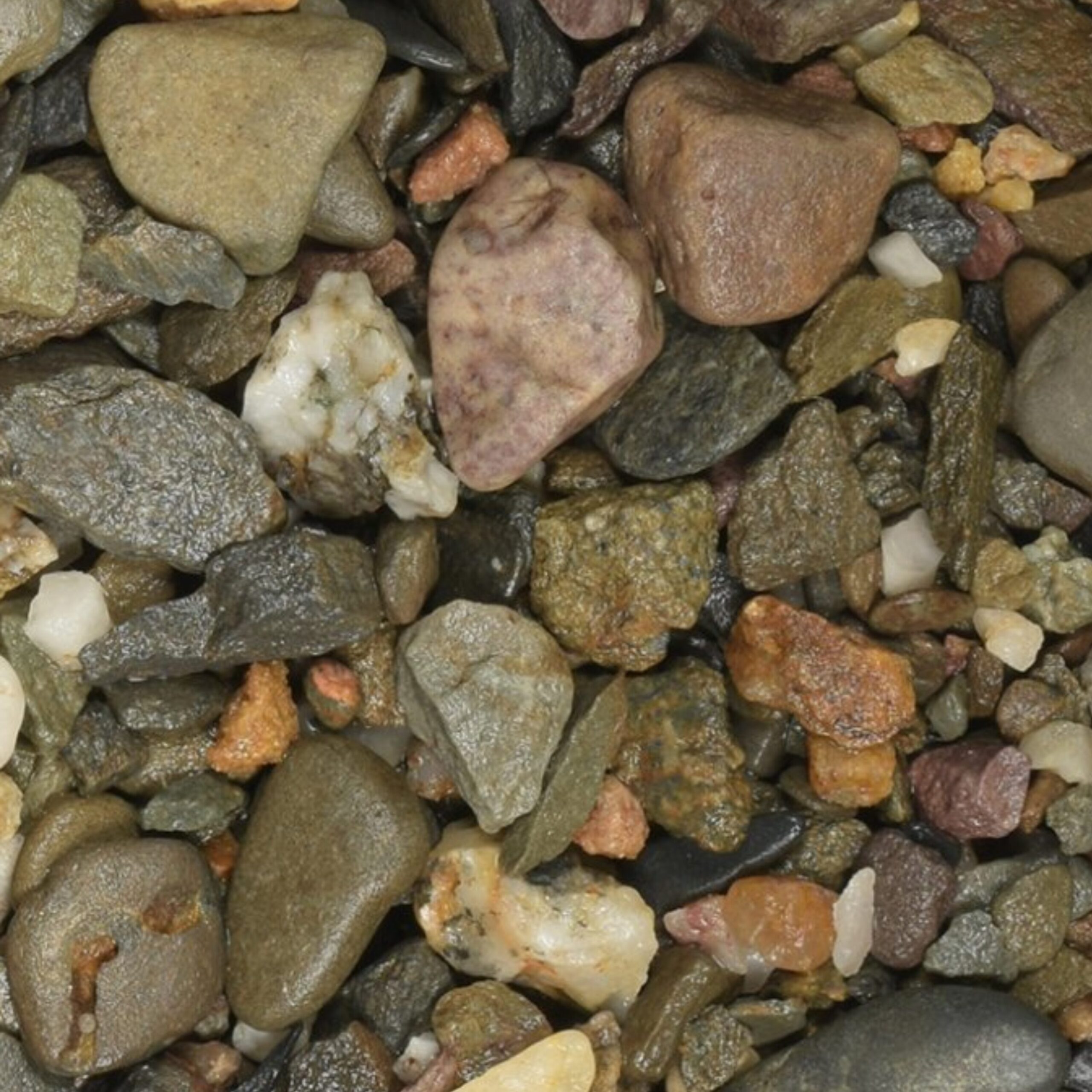 Flusskies dunkel Körnung 2-6 mm Colorstone Naturkies Flusskies dunkel – Bild 1